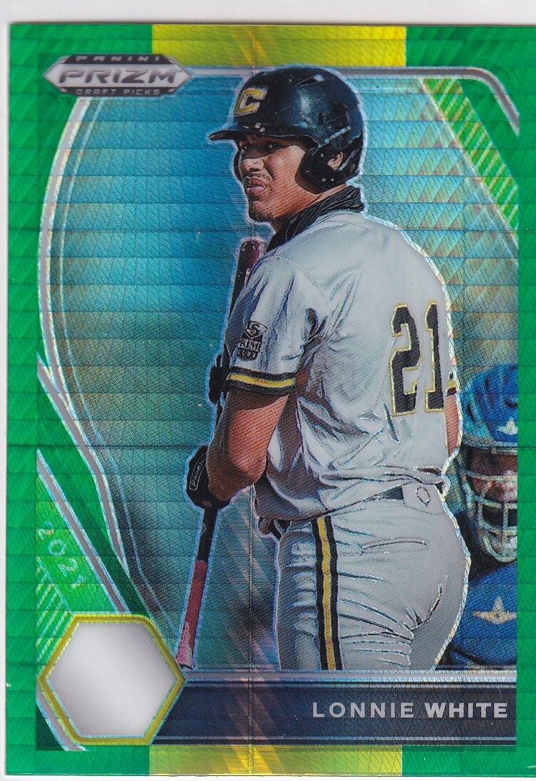 Lonnie White – Green and Yellow Hyper Prizm – 2021 Panini Prizm Draft Picks
