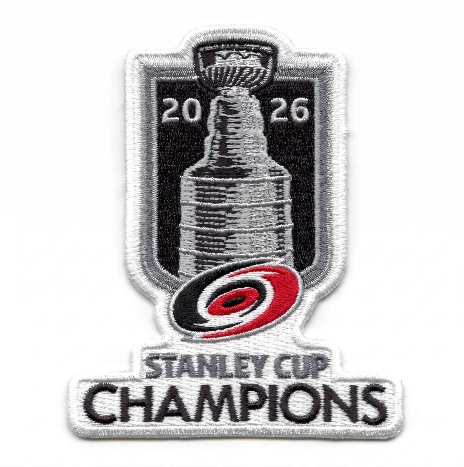 2026 NHL Stanley Cup Final Champions Carolina Hurricanes Jersey Patch