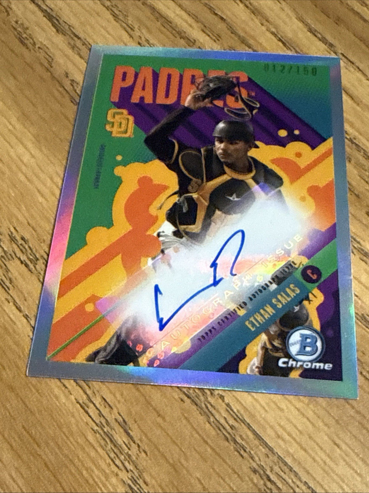 2024 Bowman Chrome Baseball Ethan Salas Bowman Ascensions Auto #/150