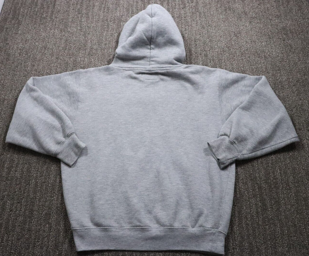 JanSport Virginia Tech Hoodie Adult Small Vintage 90s Gray Grunge Collage Skater