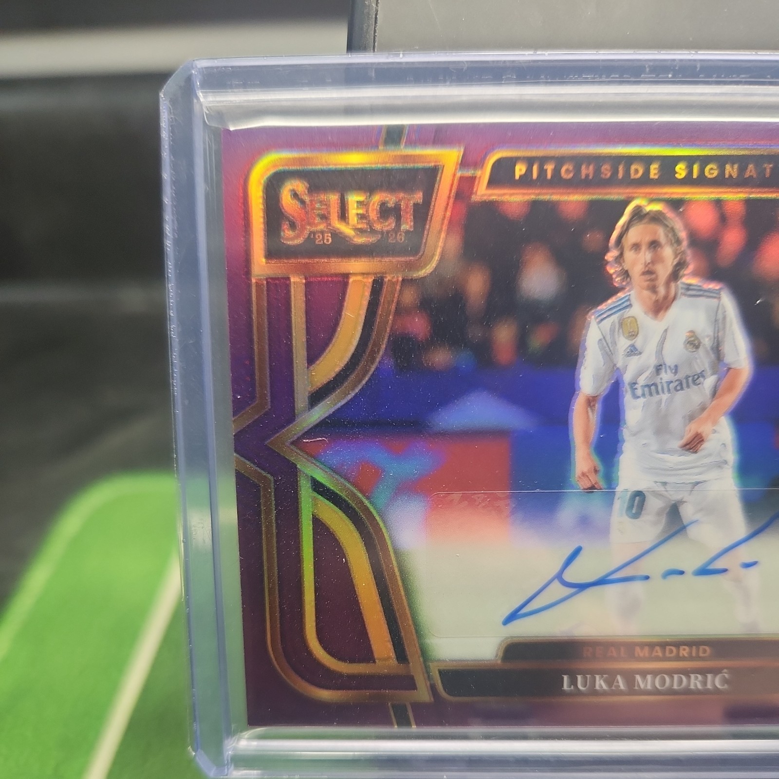 LUKA MODRIC 2025 SELECT LA LIGA PITCHSIDE PURPLE AUTO /10 Real Madrid