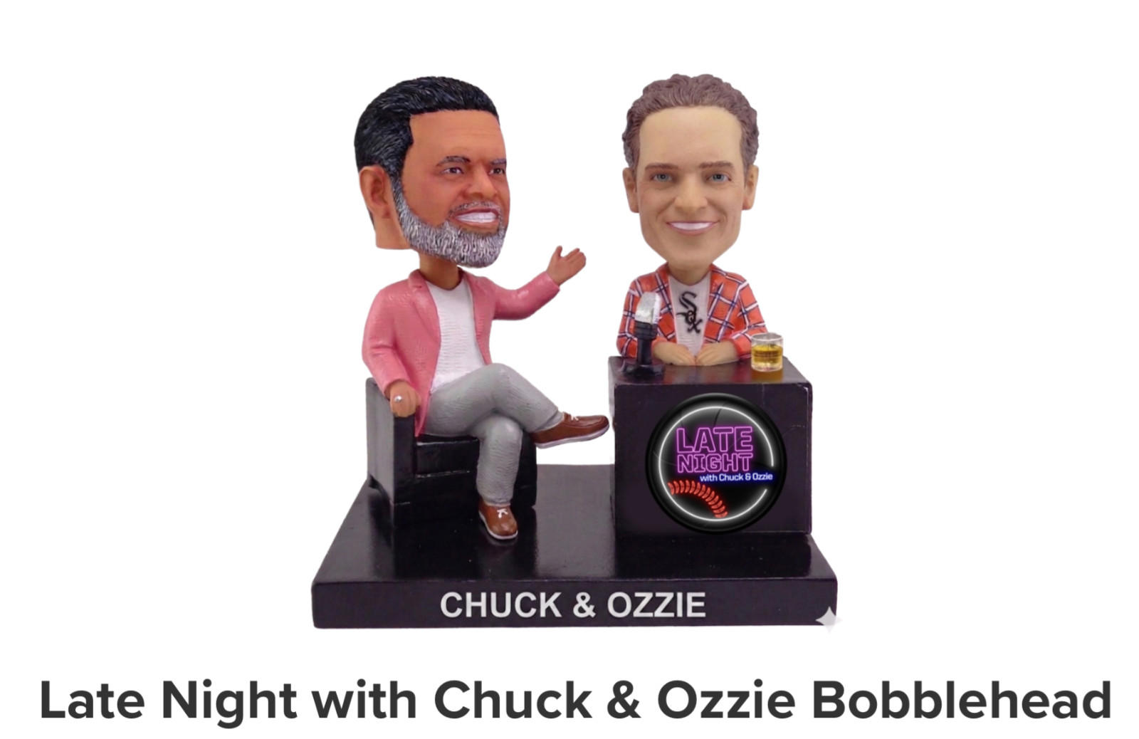 Late Night with Chuck & Ozzie Bobblehead Chicago White Sox Giveaway 8/25 Presale