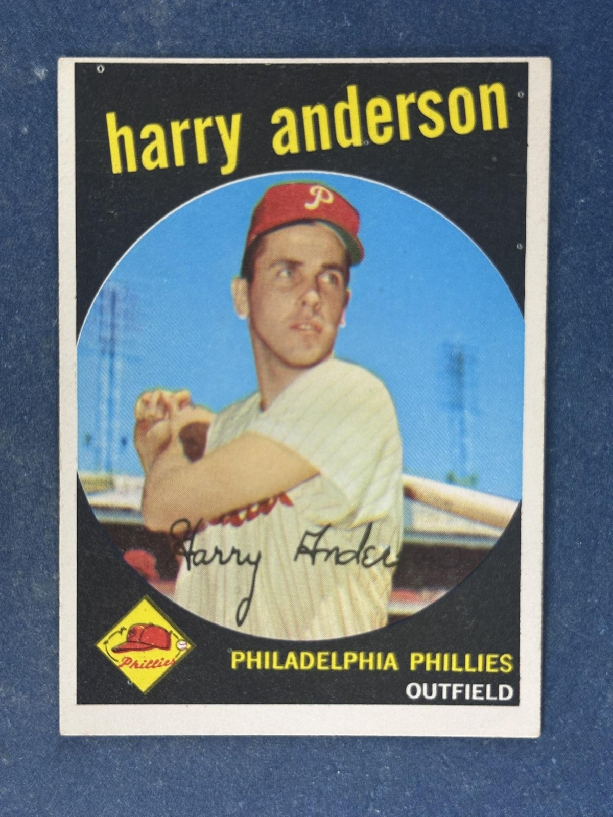 1959 Topps #85 Harry Anderson Philadelphia Phillies EX
