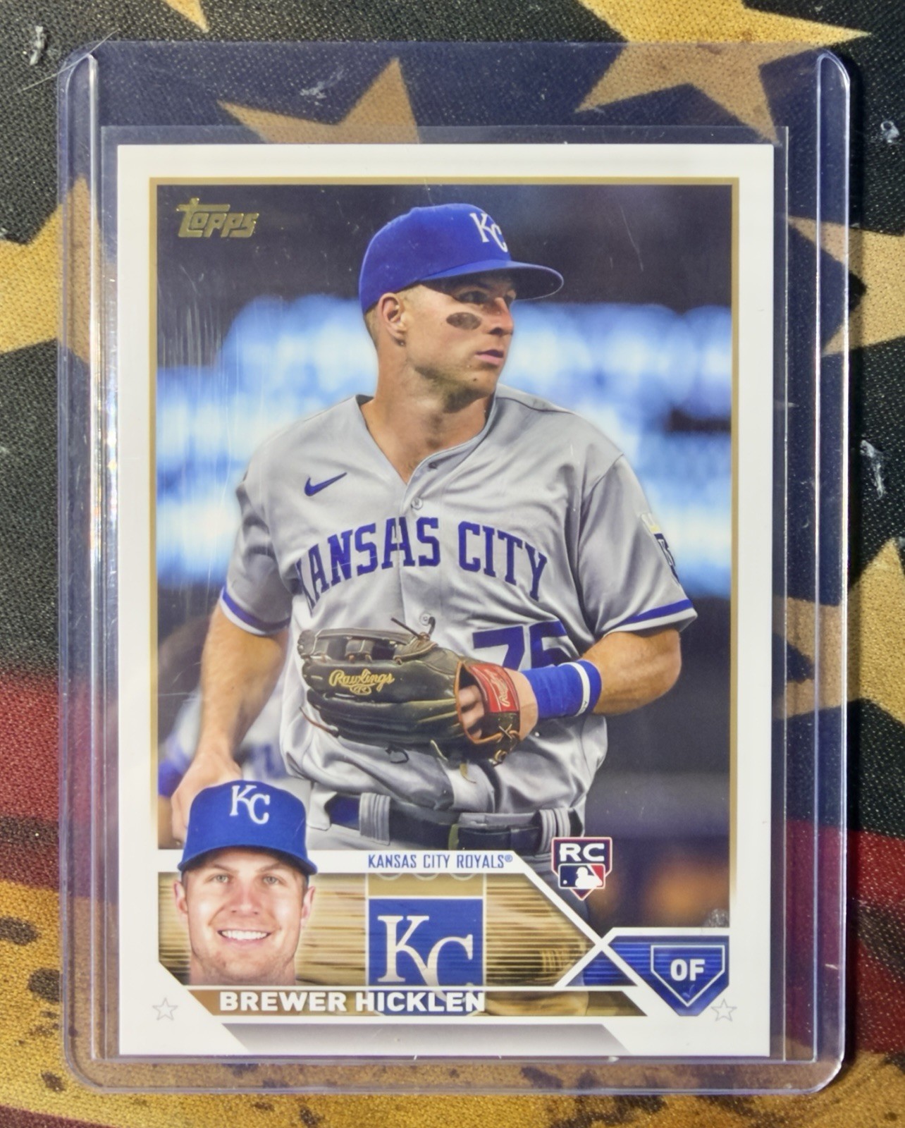 2023 Topps Update BREWER HICKLEN Golden Mirror Variation SSP #US37 Royals Rookie
