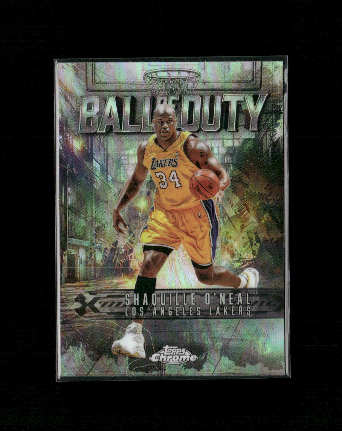 2025-26 Topps Chrome #BD-18 Shaquille O’Neal Ball of Duty A27