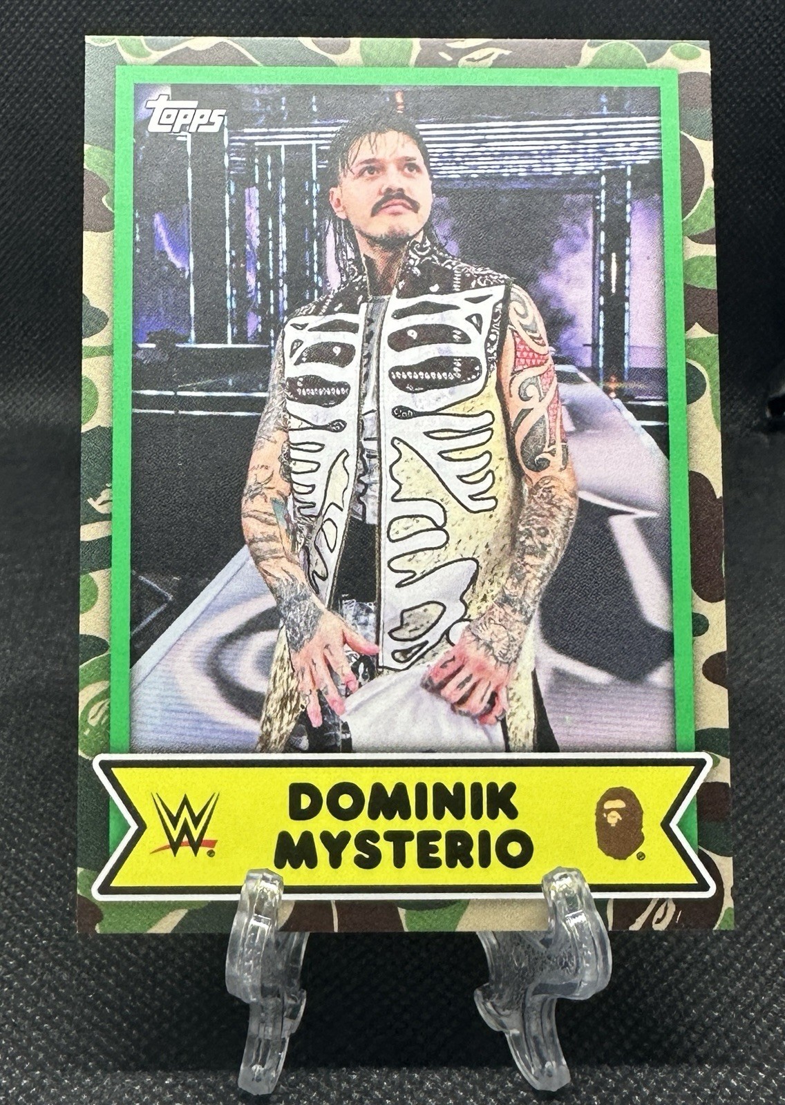 2025 Topps WWE X Bape Dominik Mysterio Camo #30