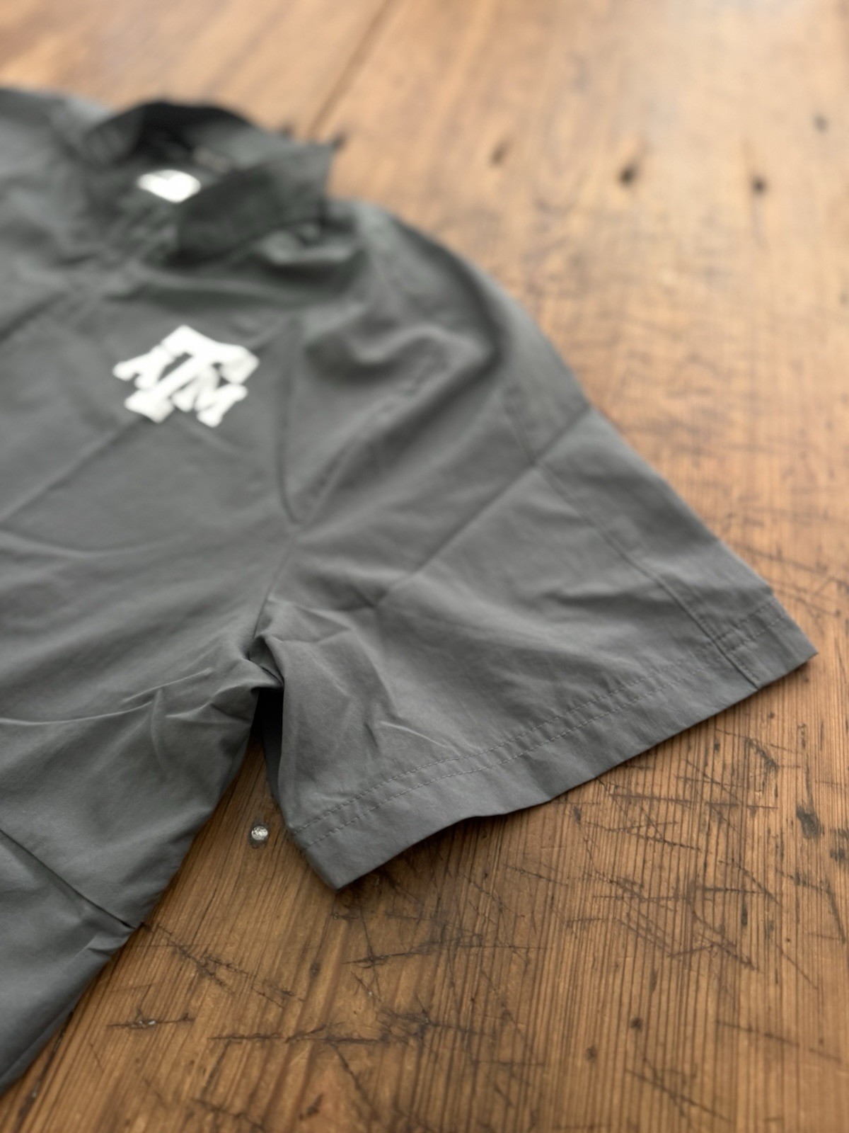 Adidas Texas A&M Aggies Player IssuedQuarter Zip Short Sleeve Pullover AEROREADY