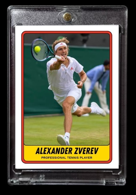 2021 Alexander Zverev Future Stars Rookie Card #5 Top Tennis Player