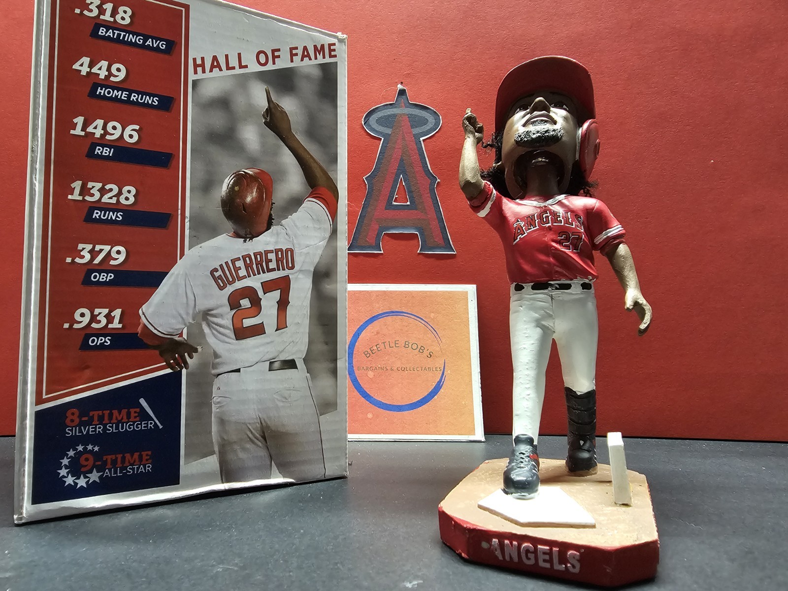 Vladimir Guerrero Los Angeles Angels MLB 2018 SGA Bobblehead NIB HOF