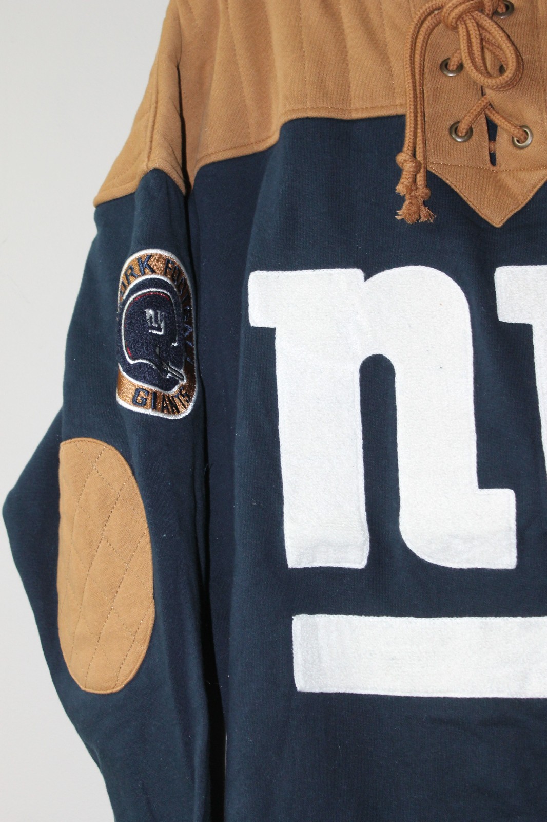 New NFL New York Giants old time jersey style mid weight cotton hoodie men’s M