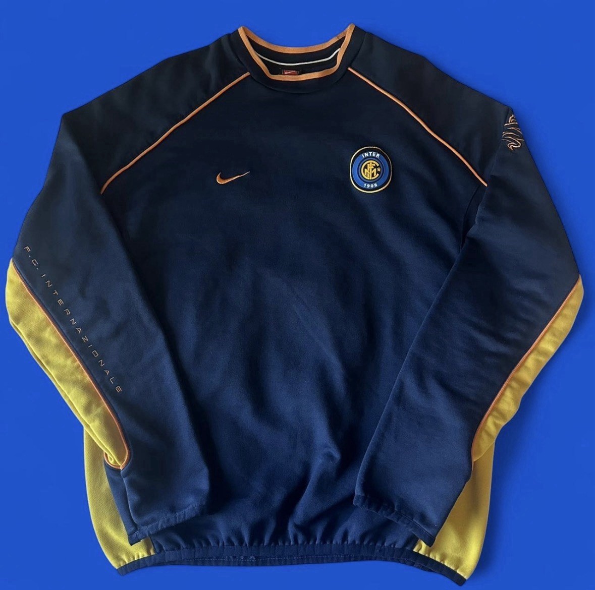 Nike Inter Milan 2001-02 Sweat Top – Size L