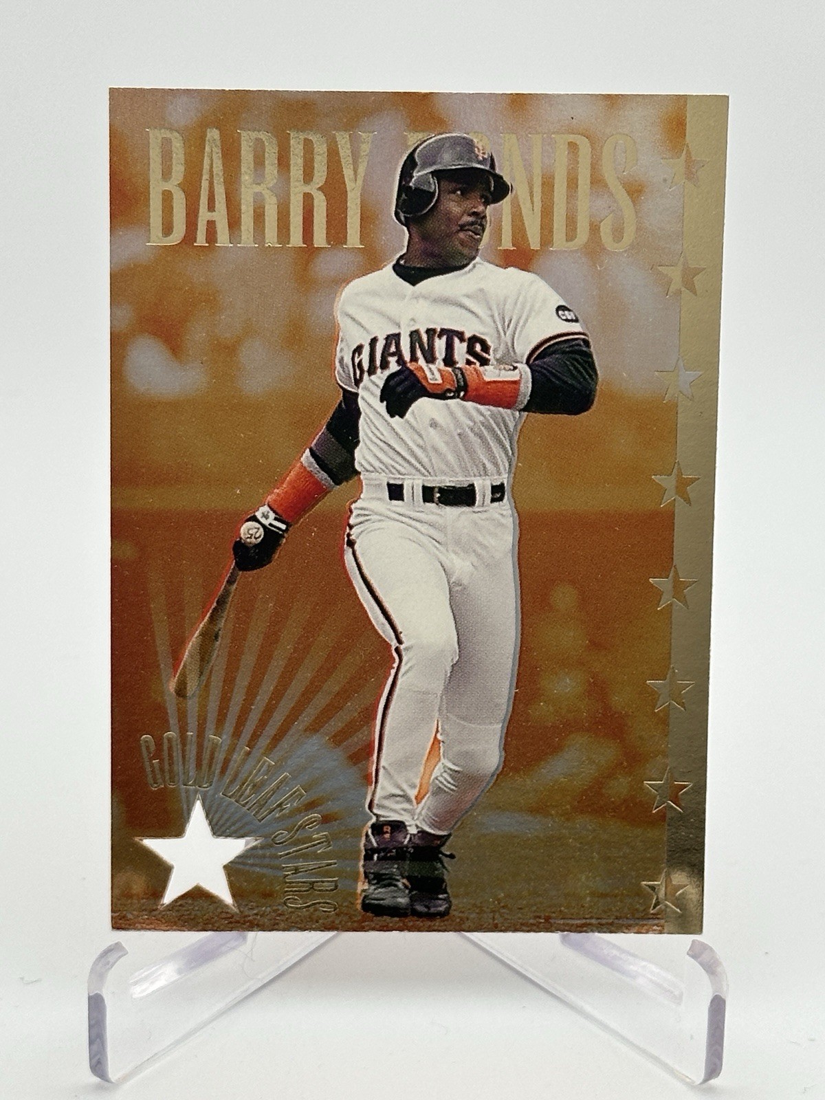 1995 Leaf Barry Bonds Gold Leaf Stars /10000 #5 San Francisco Giants