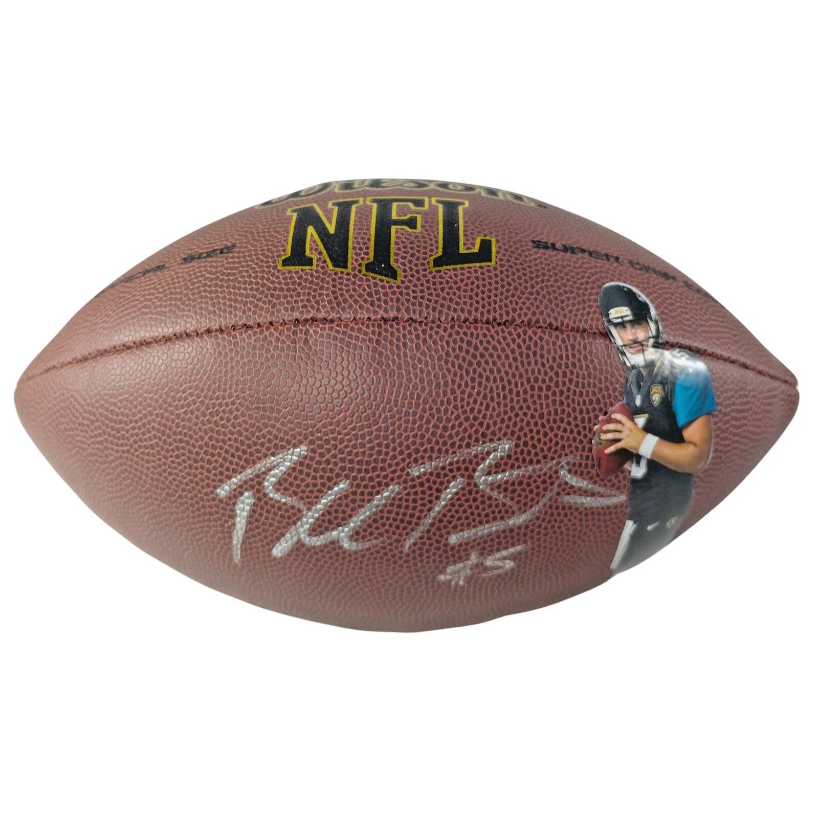 Blake Bortles Signed NFL Wilson Photo Football Jacksonville Jaguars Proof COA