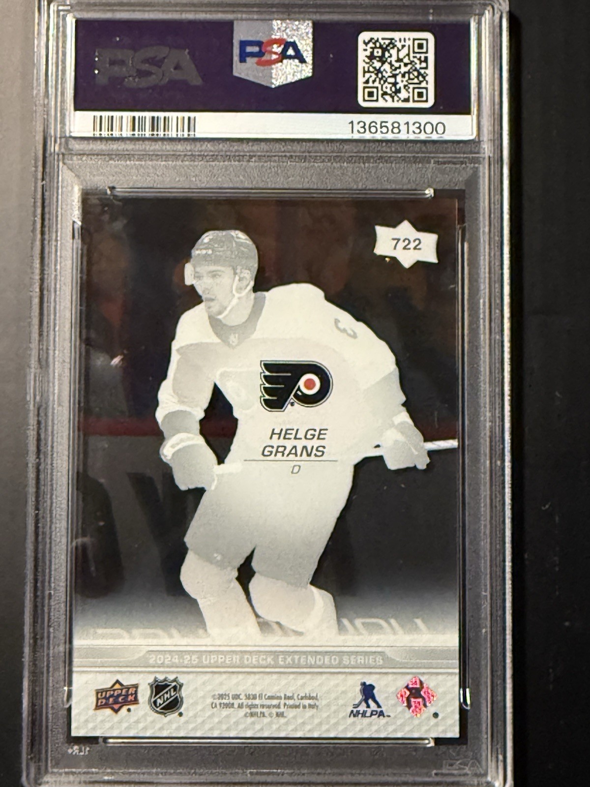 Helge Grans Clear Cut Young Guns #722 PSA 9 – FLYERS