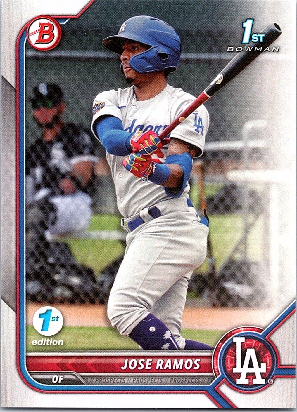 Jose Ramos 2022 Bowman 1st Edition #BPPF-129 Los Angeles Dodgers