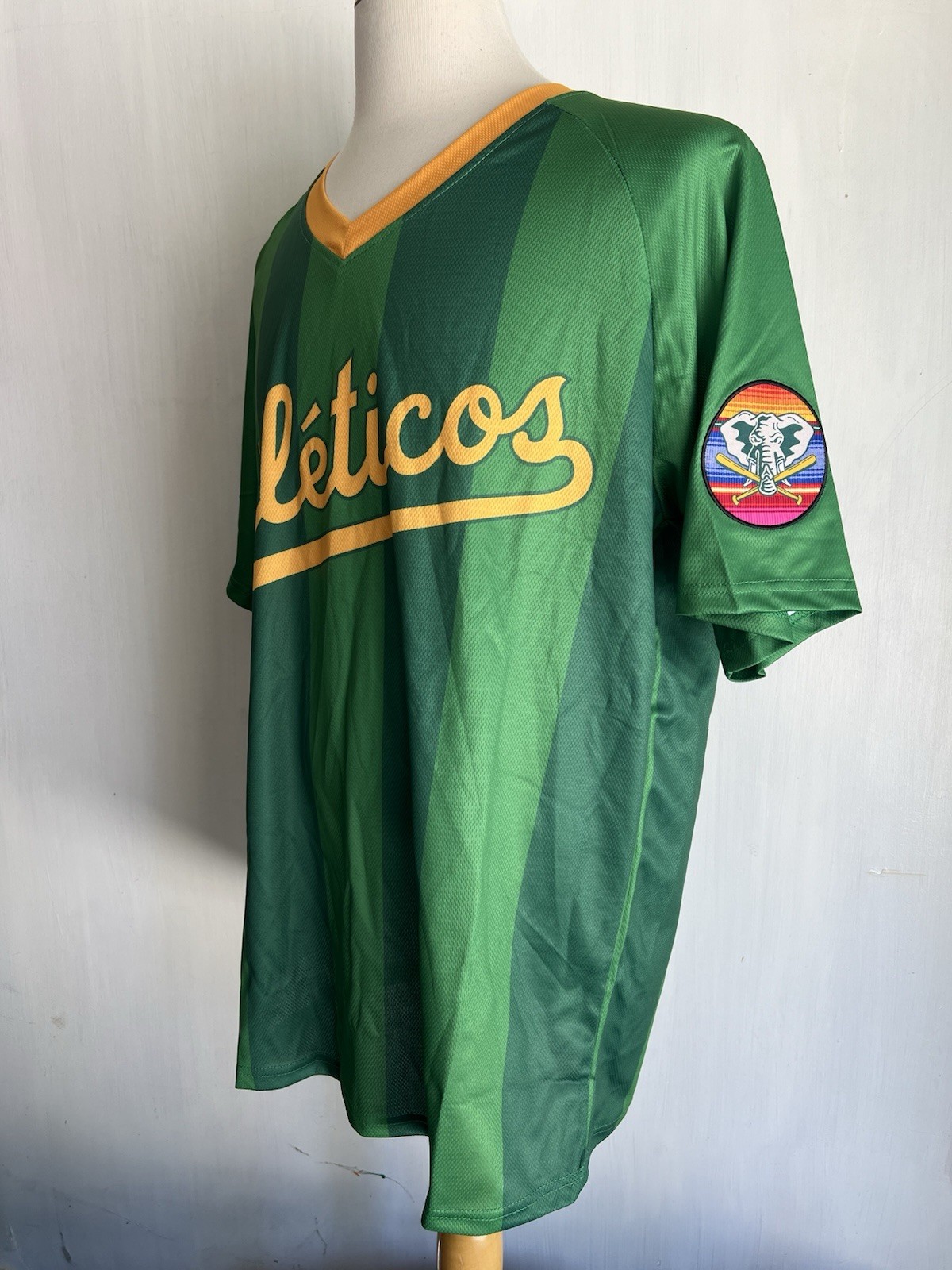 OAKLAND A’s Latin Hispanic Heritage LIMITED EDITION SGA 9/6/24 Futbol Jersey XL