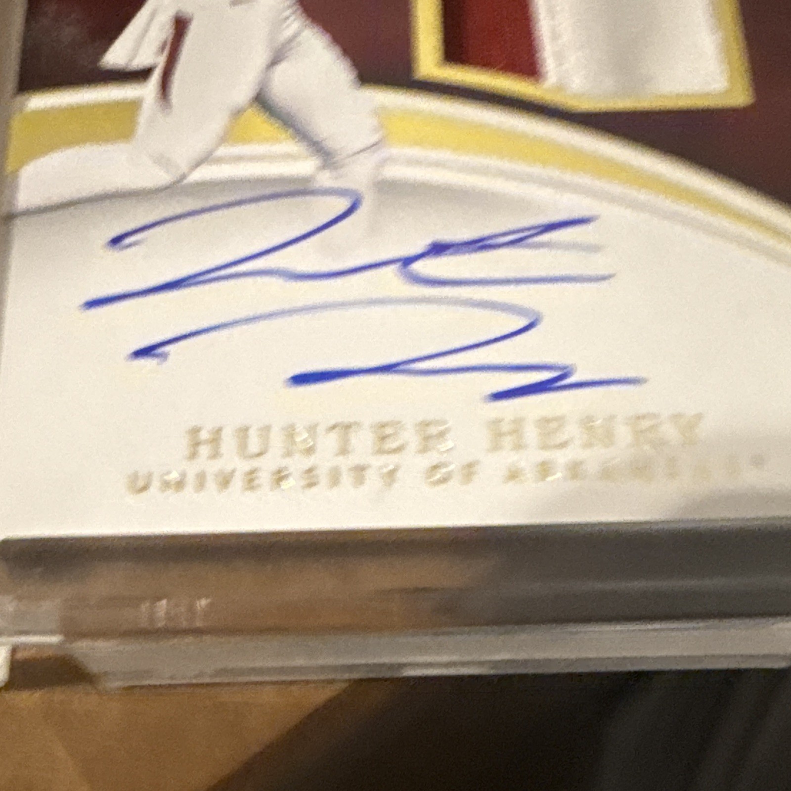 Panini 2016 Immaculate Hunter Henry #109 RC Auto Patch 12/99