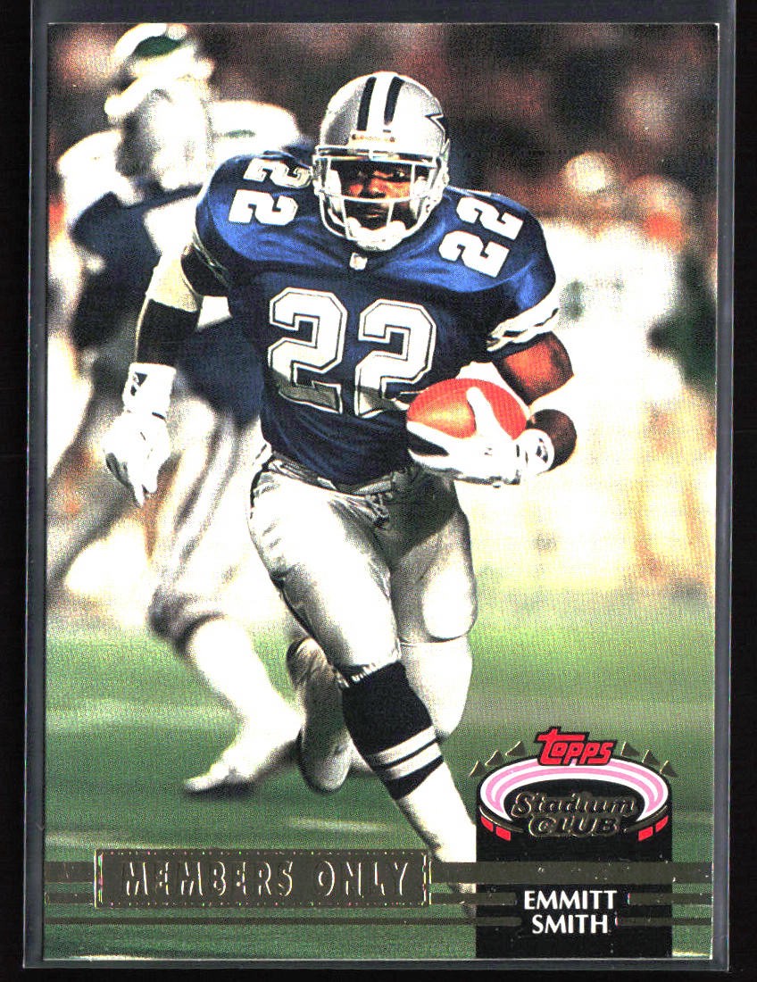 1992 Stadium Club Members Only #NNO Emmitt Smith