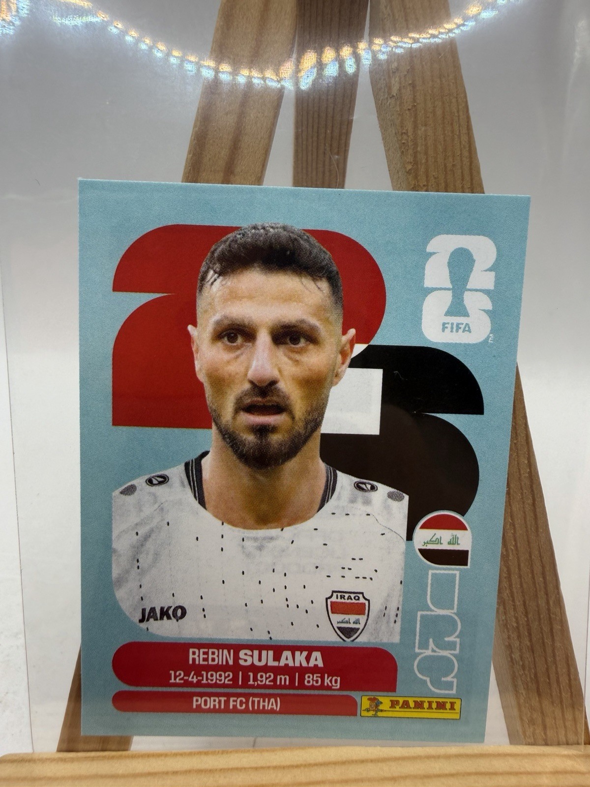 Panini Fifa World Cup 2026 stickers – Iraq choose your Player