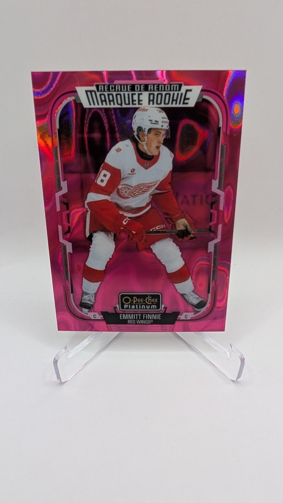 Upper Deck O-Pee-Chee Platinum Marquee Rookies Emmitt Finnie Pink Magma #271