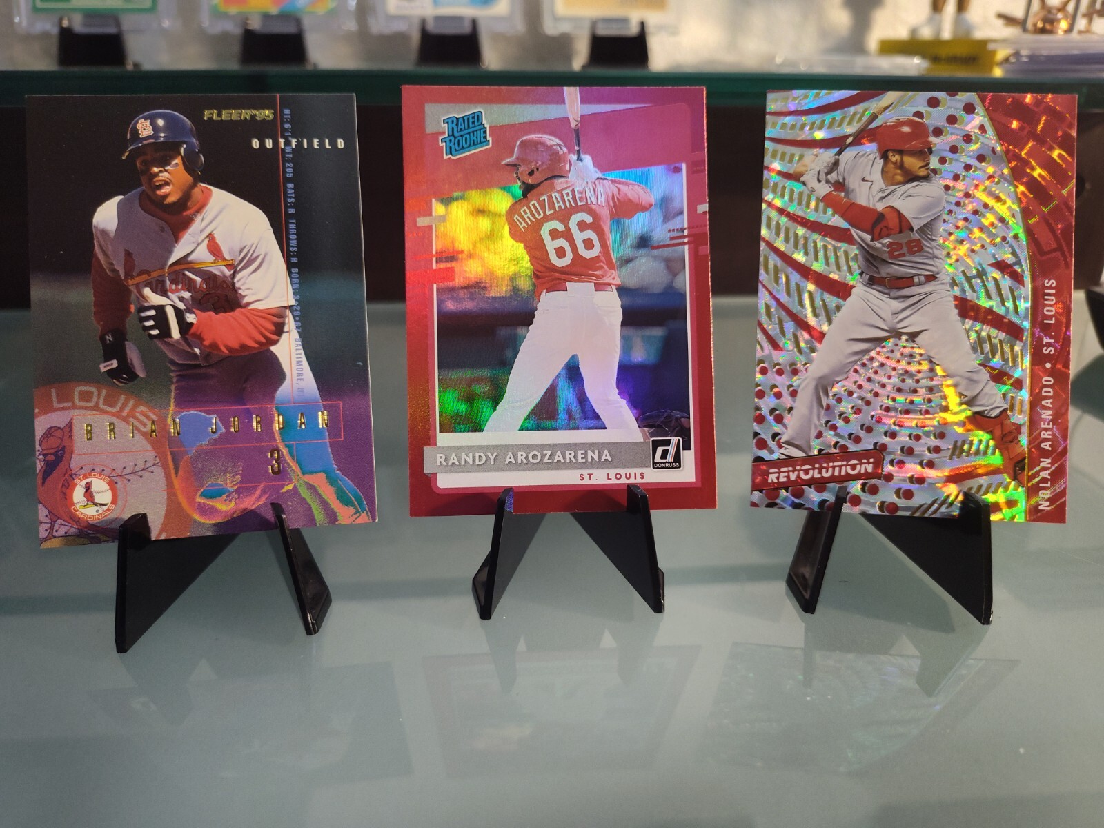 Randy Arozarena 2020 Panini Donruss Rated Rookie HOLO RED #51 (Cardinals) RC