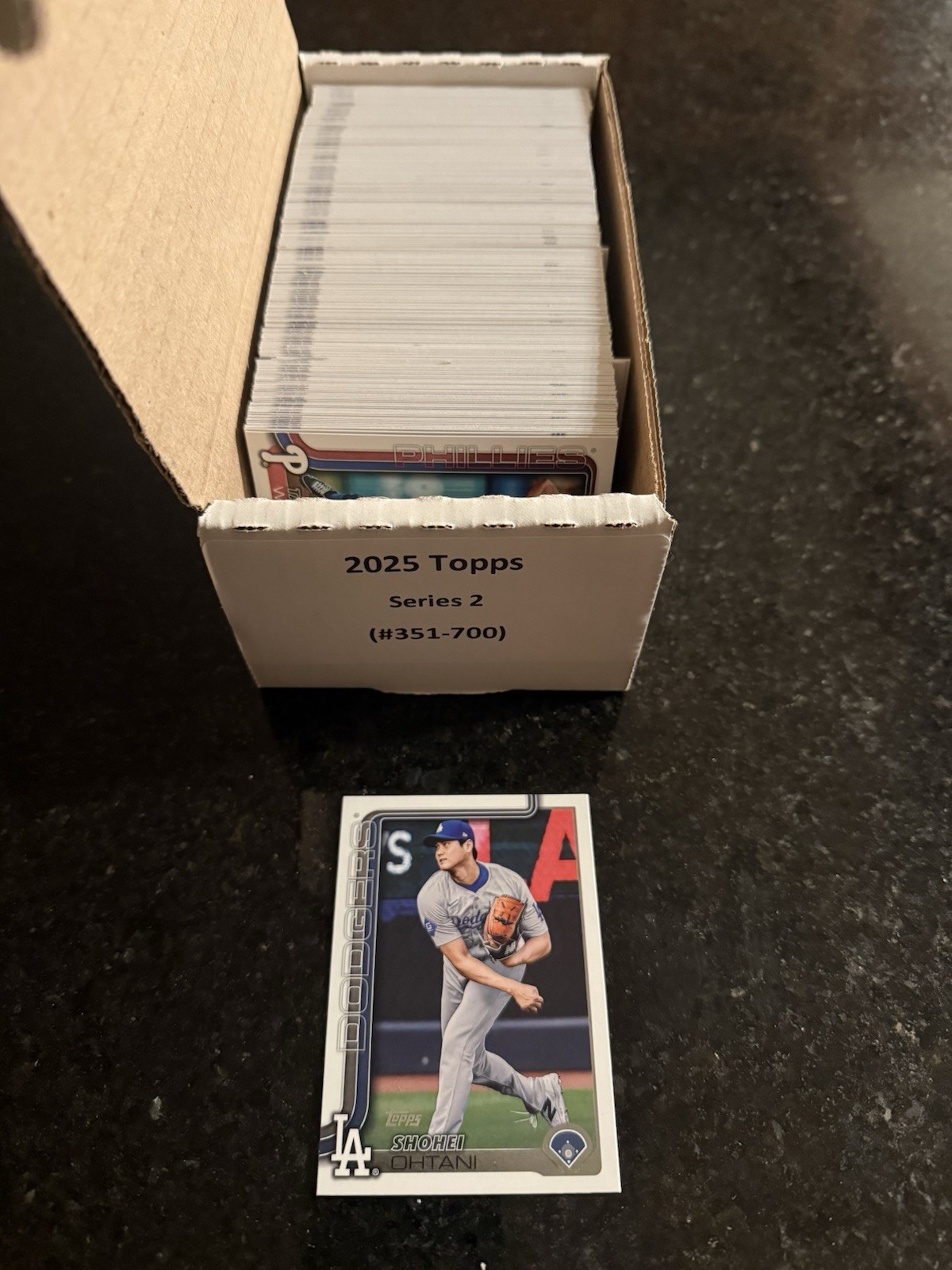 2025 Topps Baseball Series 2 Complete Base Set 351-700 Sasaki, Acuna, Ohtani