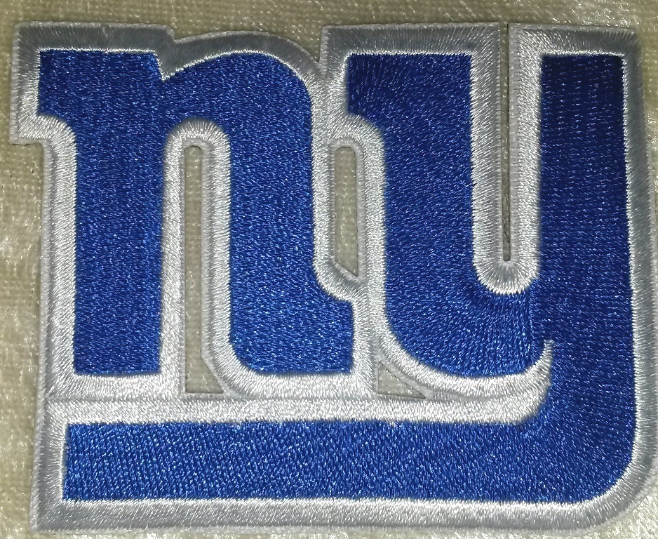 New York Giants NY 3.” Iron On Embroidered Patch ~USA Seller!