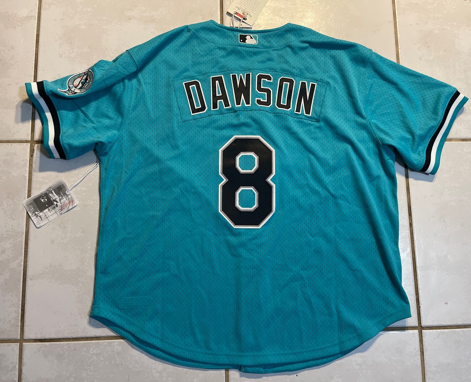 NWT MITCHELL & NESS Florida Marlins Andre Dawson MLB Jersey Men’s 3XL