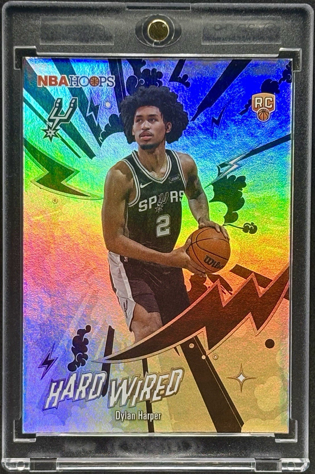 Dylan Harper ROOKIE RC COMIC REFRACTOR CARD TOPPS SPURS