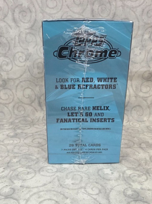 2025 Topps Chrome Football NFL Factory Sealed Blaster Value Box – New / Sealed