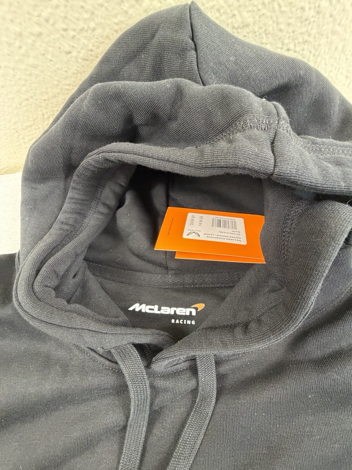 McLaren Formula 1 Team Sweatshirt Mens Black F1 Racing Castore Hoodie 2XL New