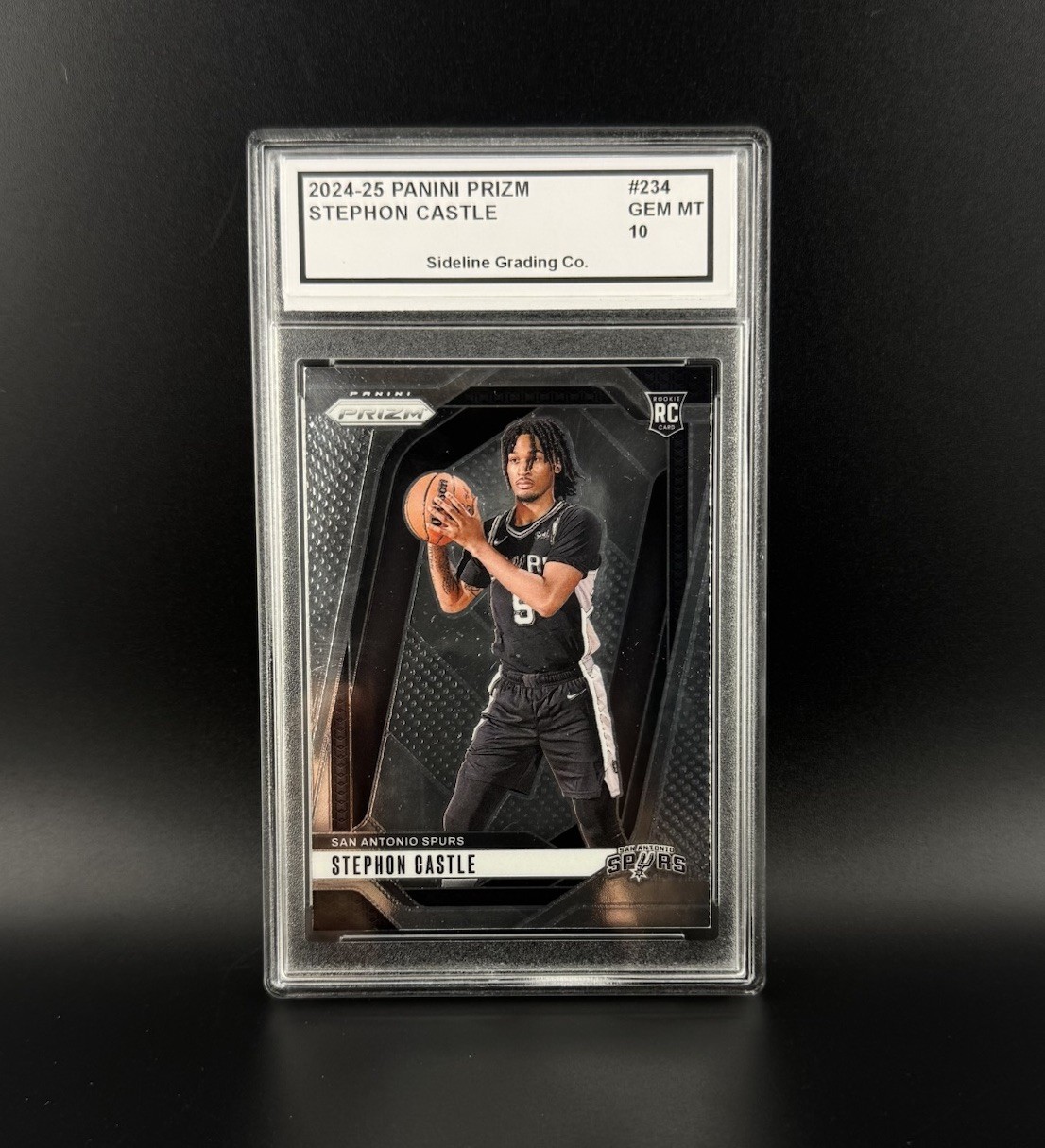 Victor Wembanyama Debut & Stephon Castle Rookie Graded Gem Mint 10 Panini Set