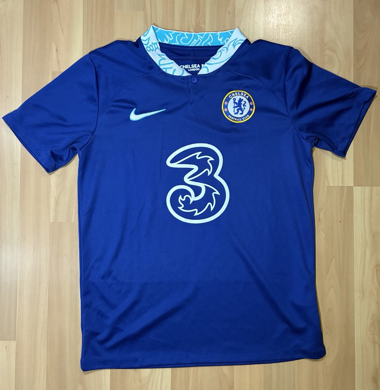 Nike Chelsea FC 2022/23 Authentic Soccer Jersey Kit Mens Small Dri-Fit Football