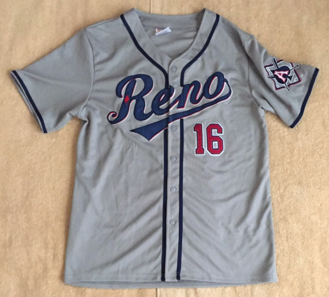 RENO ACES AAA AFFILIATE ARIZONA DIAMONDBACKS EMBROIDERED 2016 JERSEY – MENS MED