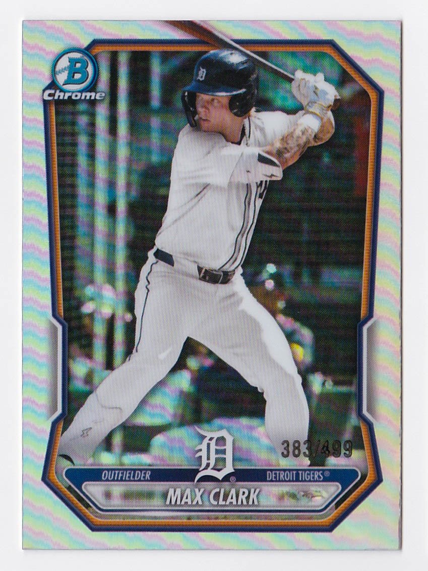 2026 Bowman #BCP-2 Max Clark Chrome Prospects Refractor #/499