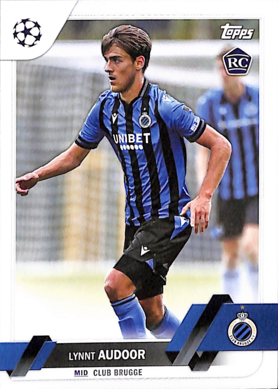2022-23 Topps UEFA Club Competitions #78 Lynnt Audoor Club Brugge KV Rookie