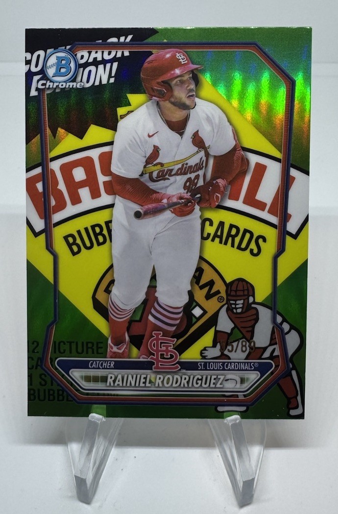 2026 Bowman Rainiel Rodriguez Chrome PackFractor /89 #BCP-54 Cardinals SP 🔥