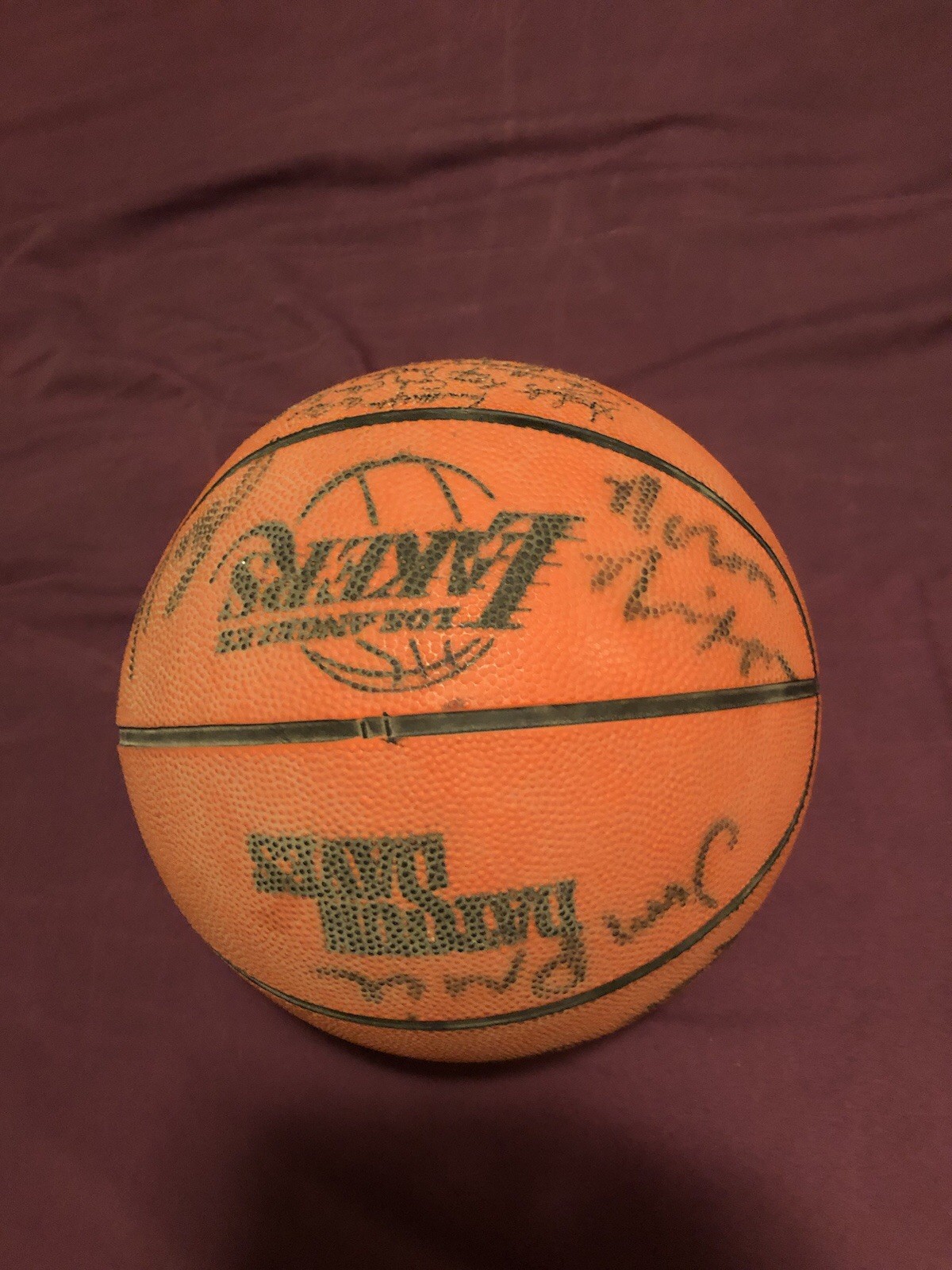 1978-79 Los Angeles Lakers Ball Signed The Real Deal Guaranteed Your Money Back