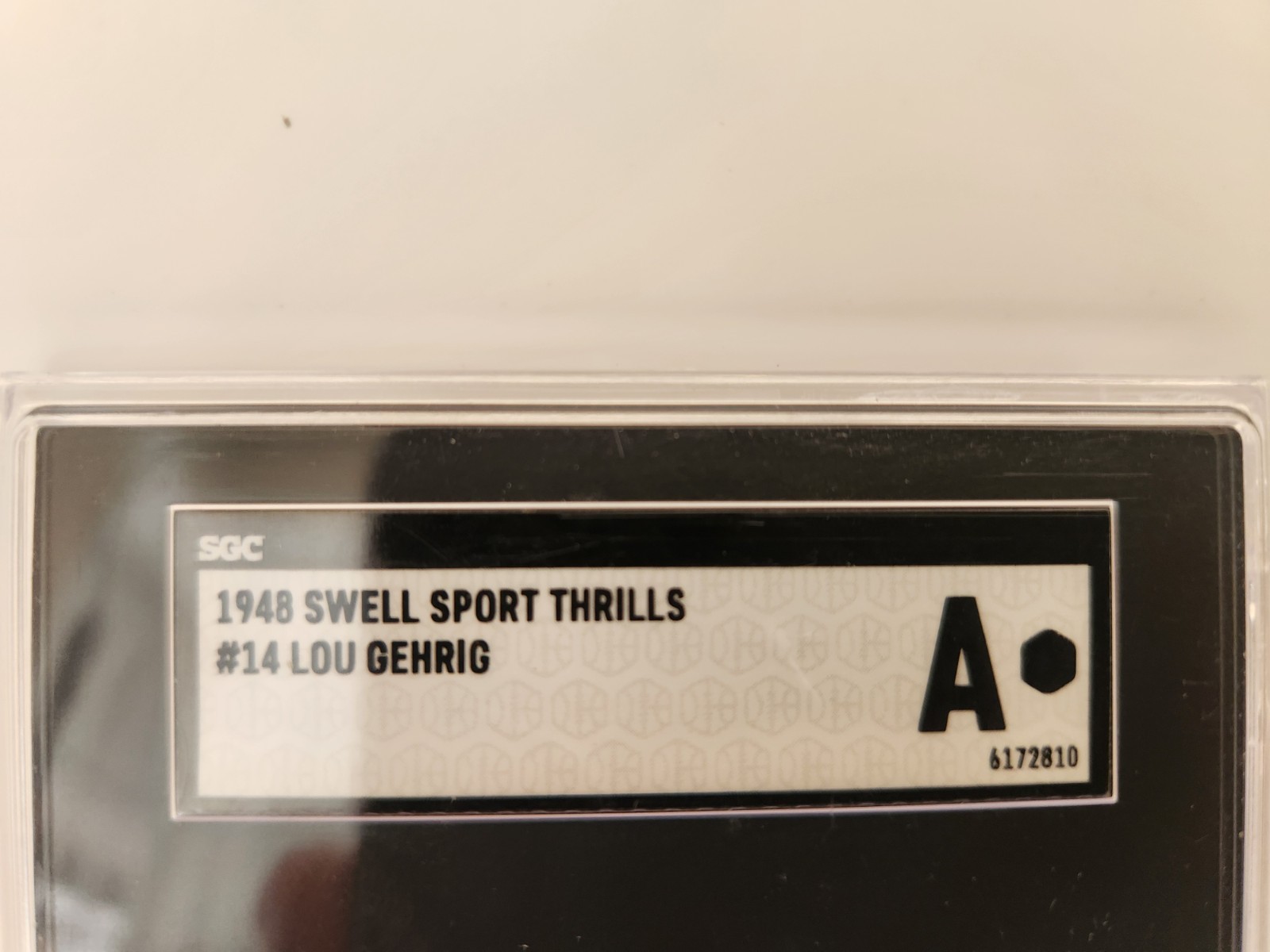 Lou Gehrig 1948 Swell Sport Thrills #14 – SGC A – Iron Horse