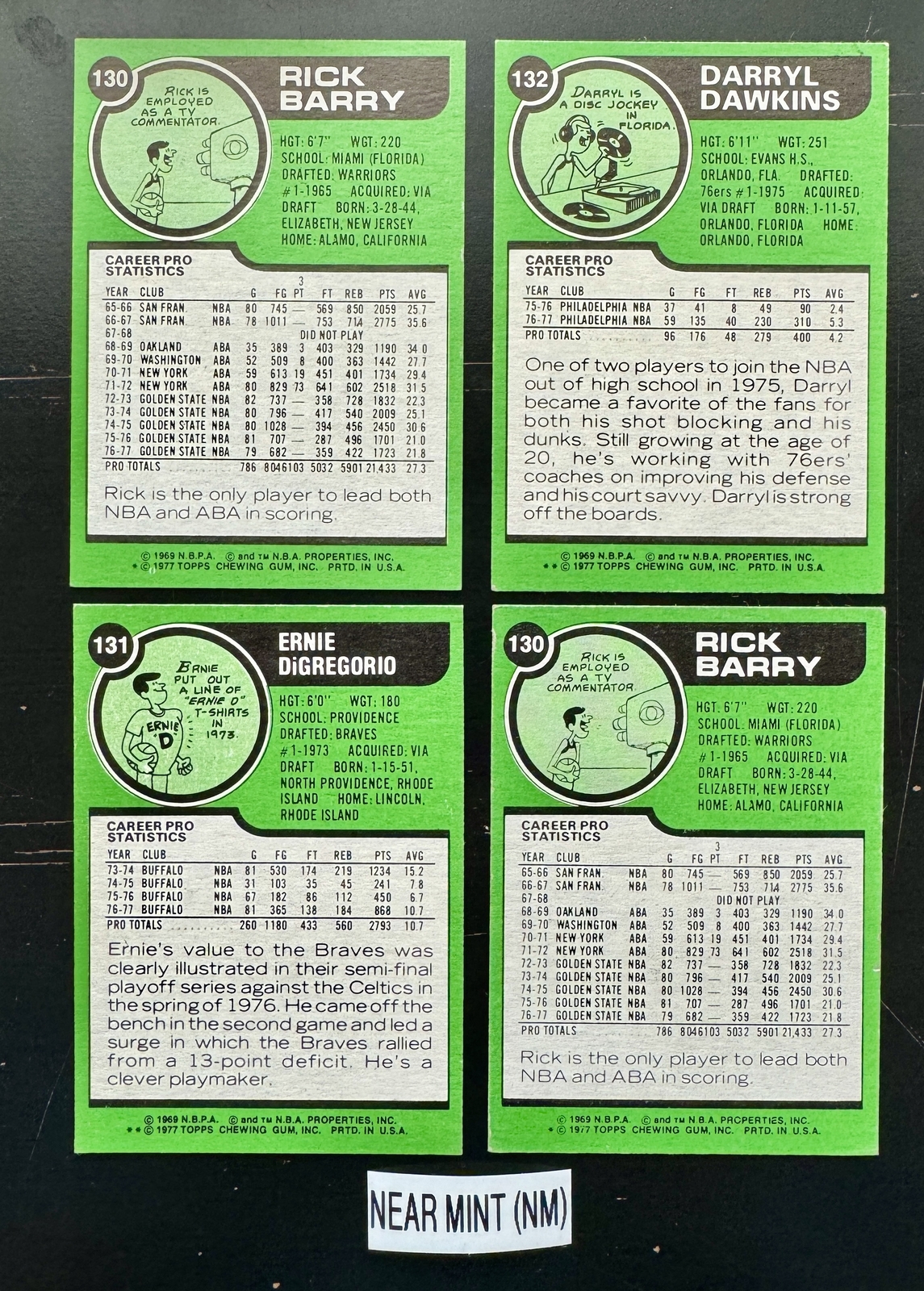 1977-78 Topps Basketball Cards 1-132 (P-NM) – You Pick – Complete Your Set