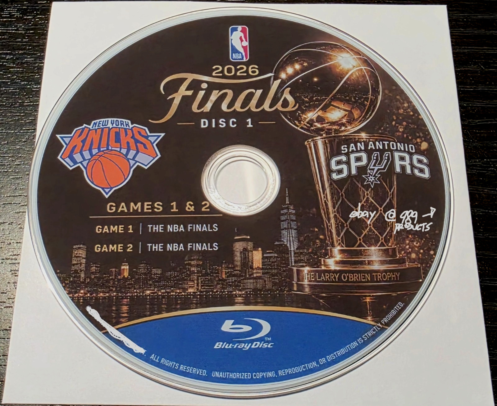 2026 NBA Finals on Bluray – Read Description