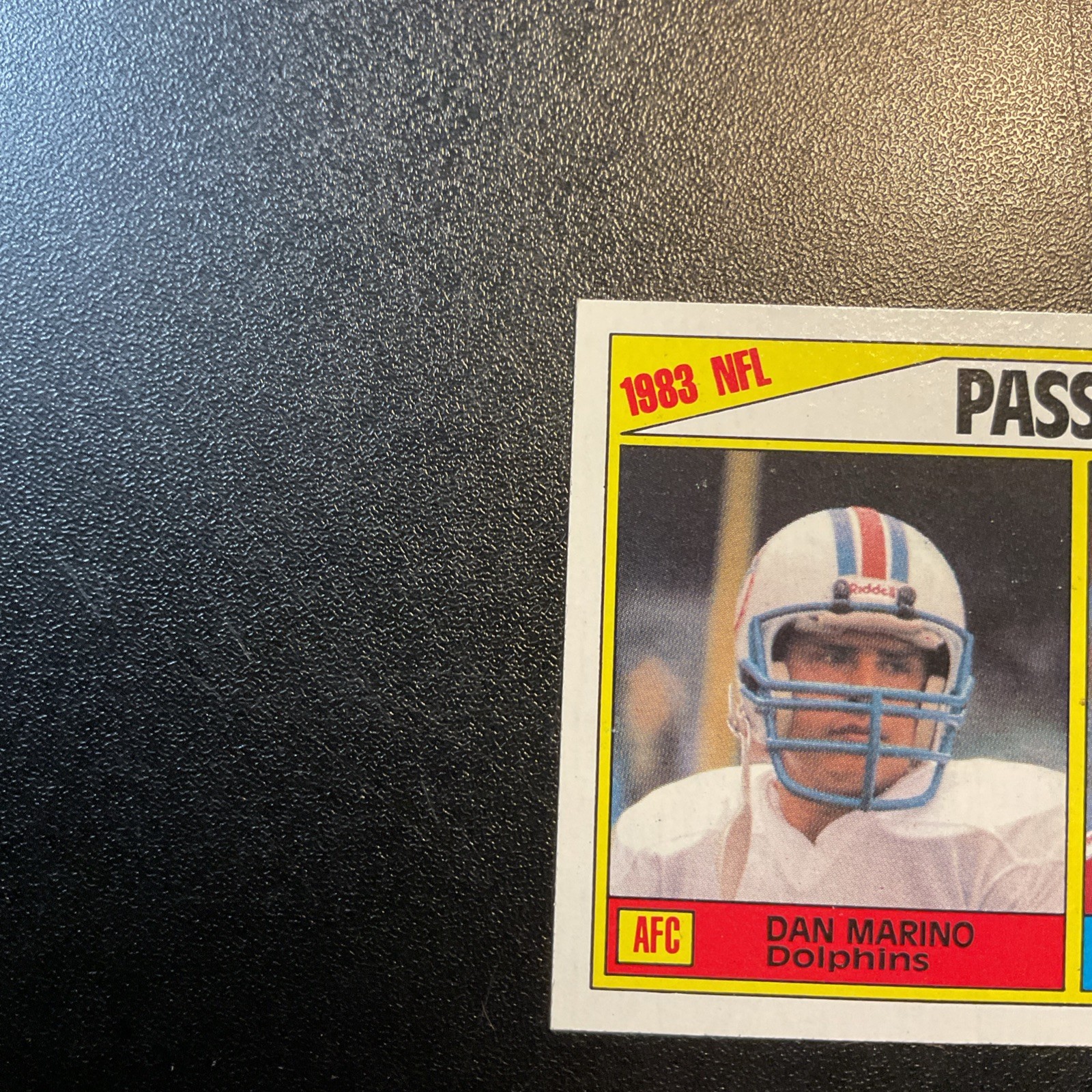 1984 Topps League Leader Dan Marino (3rd 1984 “R” Card) Steve Bartkowski #202 NM
