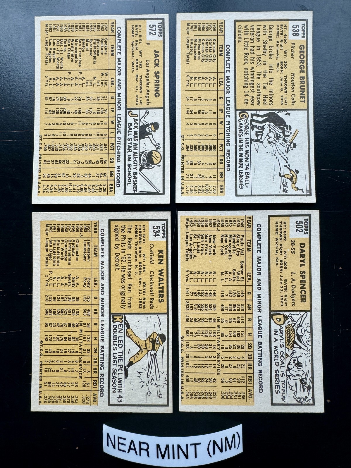 1963 Topps Baseball Cards 401-576 (P-NM) – You Pick – Complete Your Set