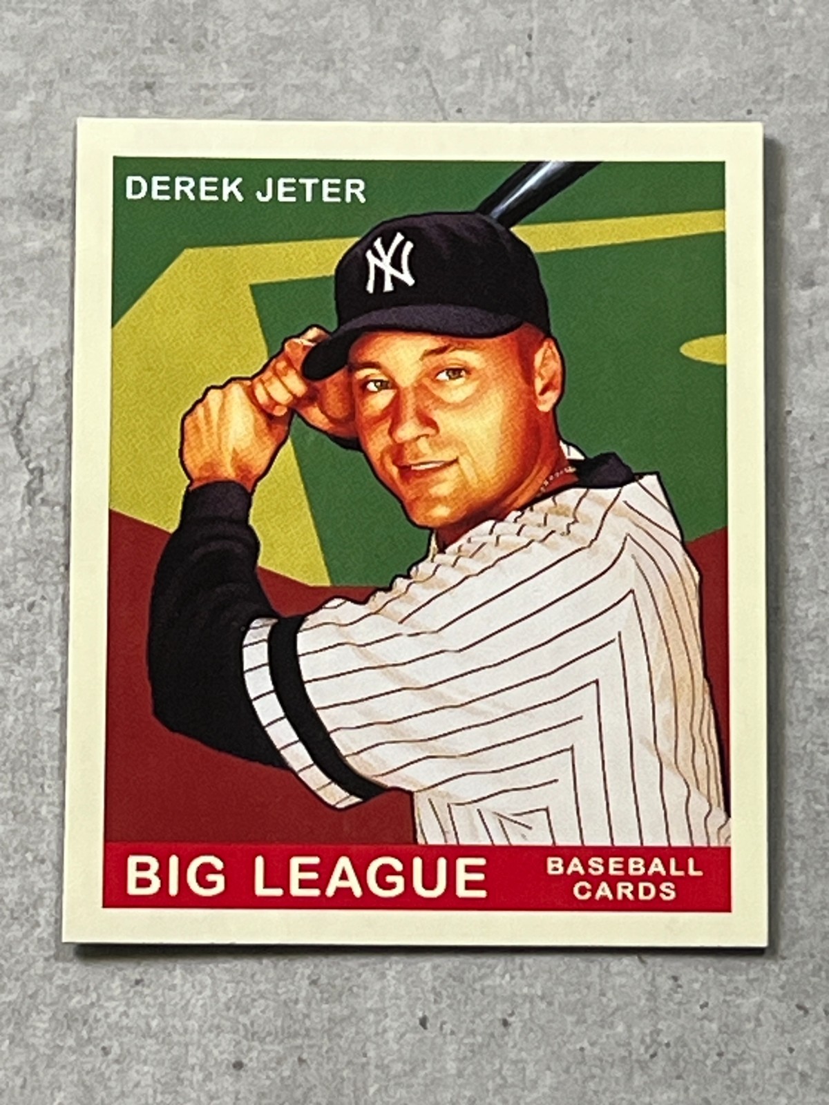 2007 Upper Deck Goudey Derek Jeter Green Back #34 New York Yankees