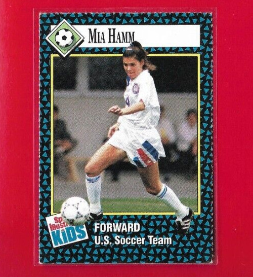 1992 Sports Illustrated MIA HAMM SI Kids ROOKIE, Girls Soccer Goat USA/UNC #71