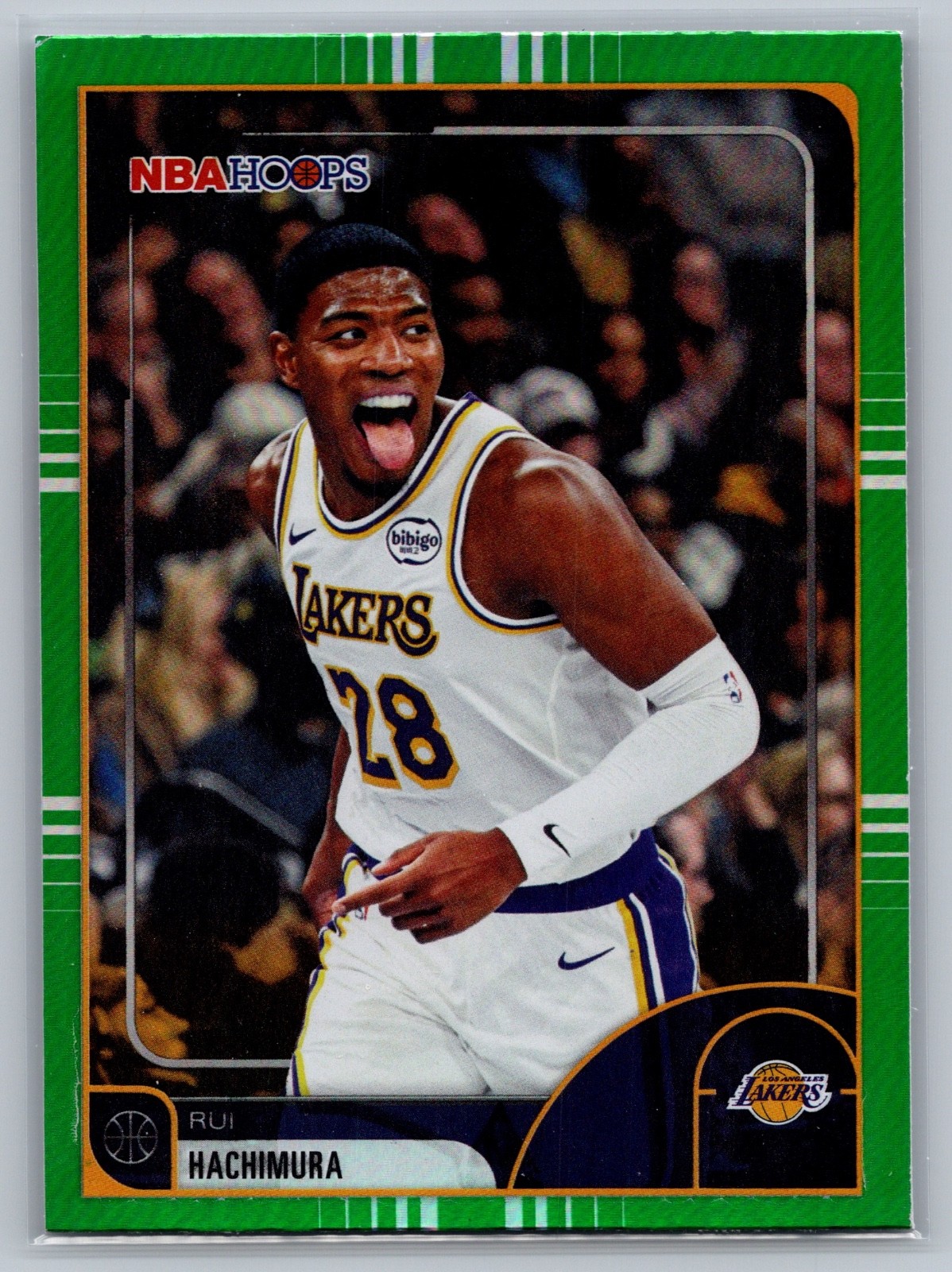 2025-26 Topps NBA Hoops Rui Hachimura #1 Green Foil – Lakers