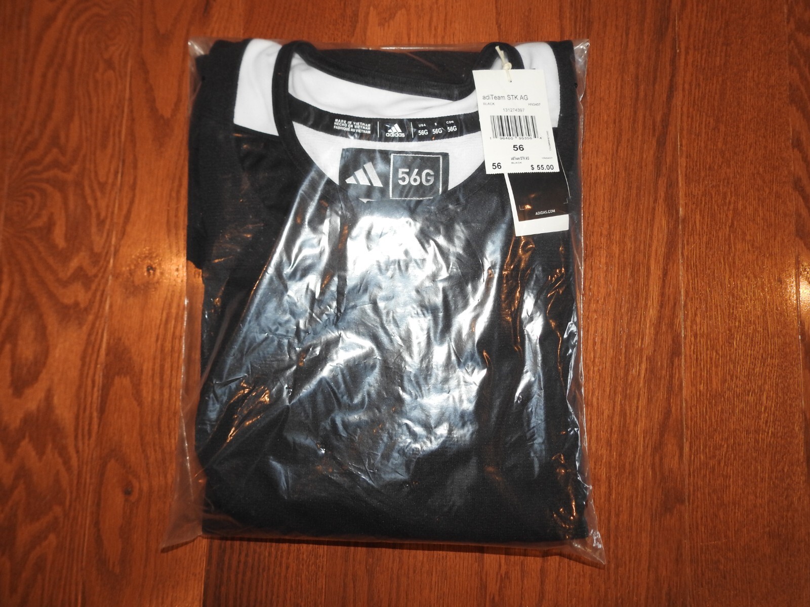 Adidas Blank Black STK AG Authentic Hockey Jersey New Mens Goalie Cut Sizes