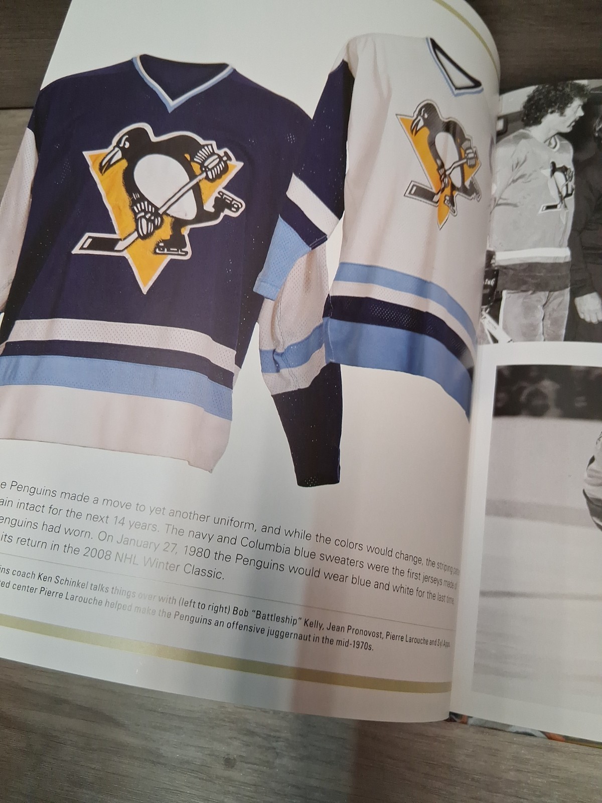 Skybox Press Pittsburgh Penguins Jerseys Then & Now Hardcover Book +letter