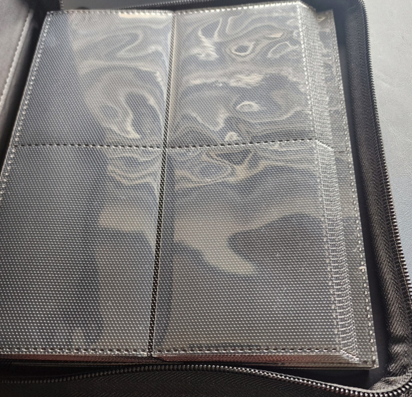 4 Pocket Trading Card Zipper Binder | Album Folder Leather Sode Loading Pokemon