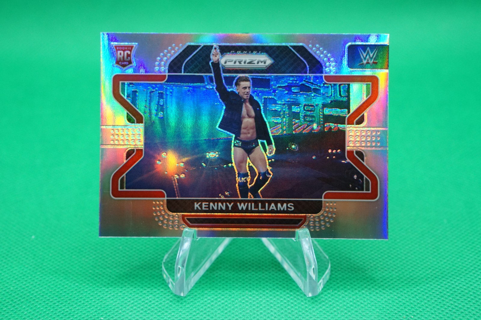 2022 Prizm WWE Base Horizontal Prizms Silver #6 Kenny Williams NXT UK S5920K